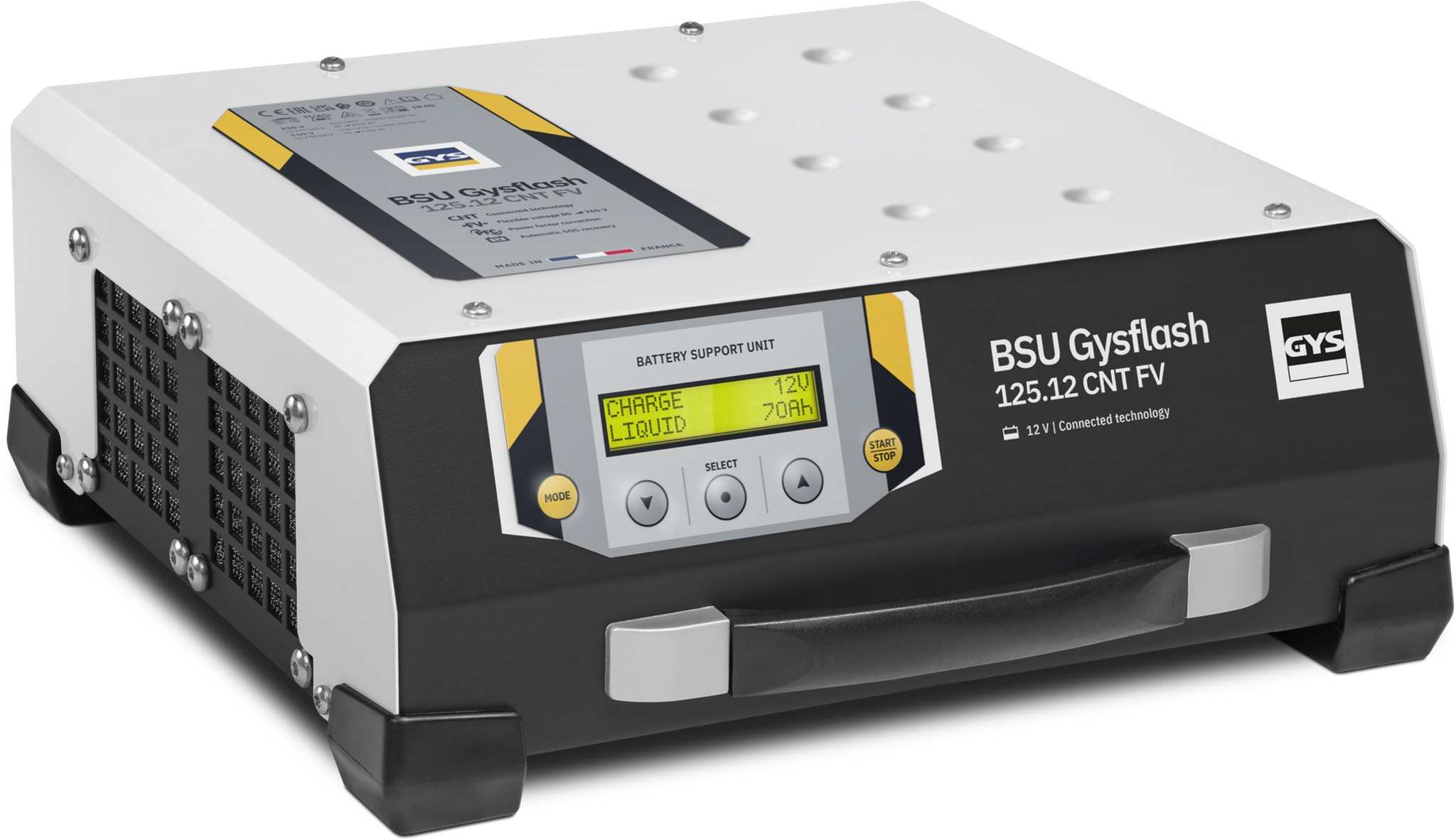 CARICABATTERIE GYSFLASH 125.12 CNT FV (Cavi 5,0m)